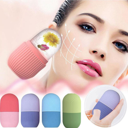 Face Lifting Skin Contouring Silicone Ice Cube Tray Mold reducing Acne and Crows Feet
